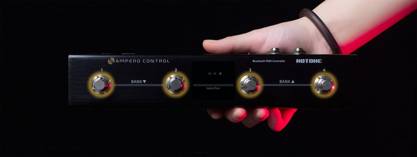 Hotone Ampero Control EC-4 MIDI Controller for Guitar Processor