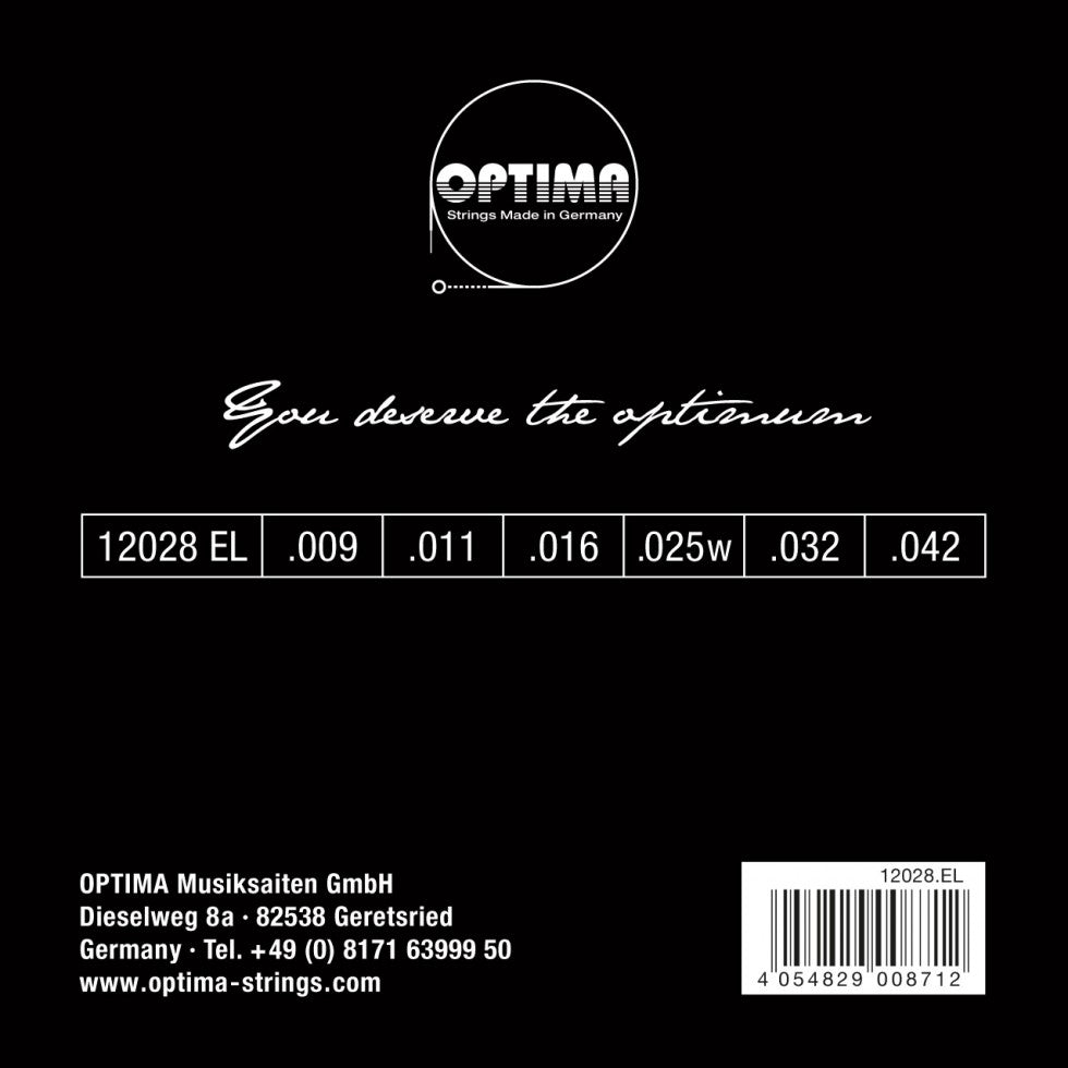 Optima Maxiflex 24K Gold Electric Guitar Strings 9-42