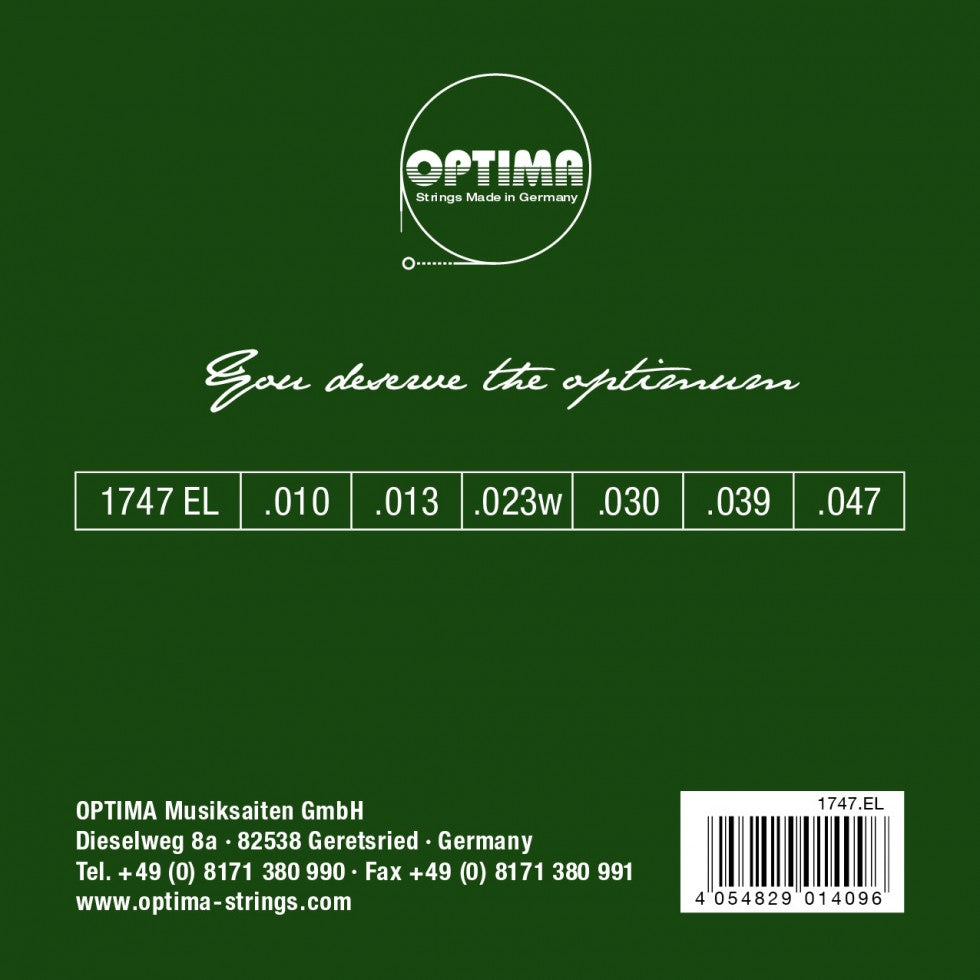 Optima 24K Gold Acoustic Guitar Strings 10-47
