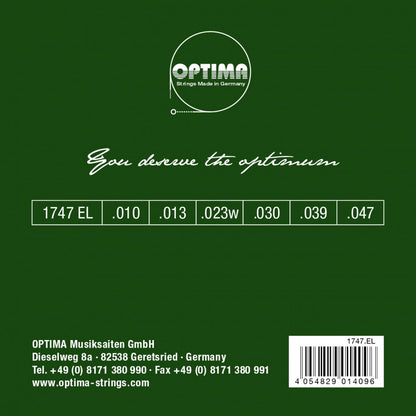 Optima 24K Gold Acoustic Guitar Strings 10-47