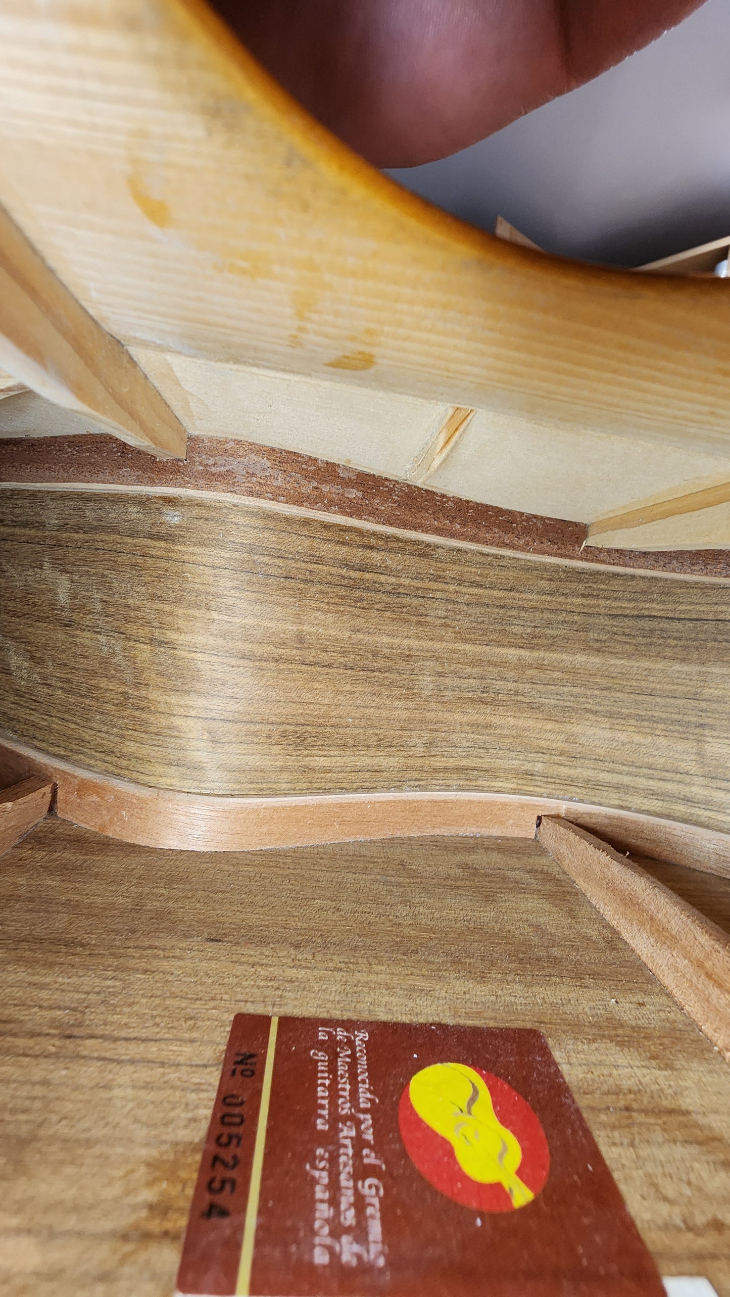 Juan Hernandez Estudio Classical Guitar Handmade in Spain 2003, Solid Spruce, Solid Mango Back