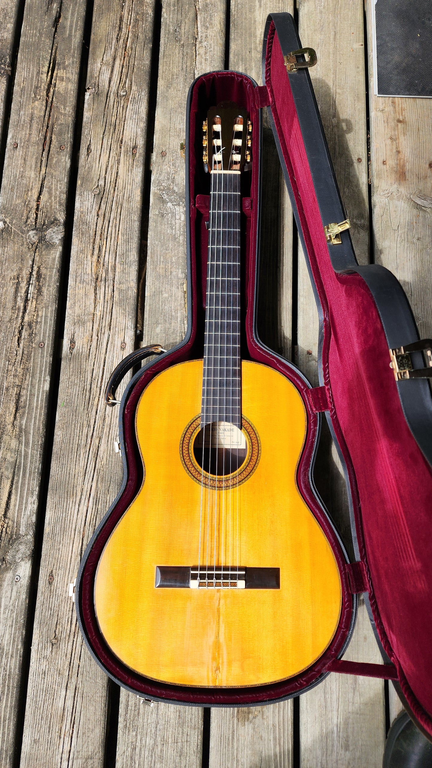 Yukio Nakade No. 4000 Concert Classical Guitar 1999 Solid Spruce, Brazilian Rosewood