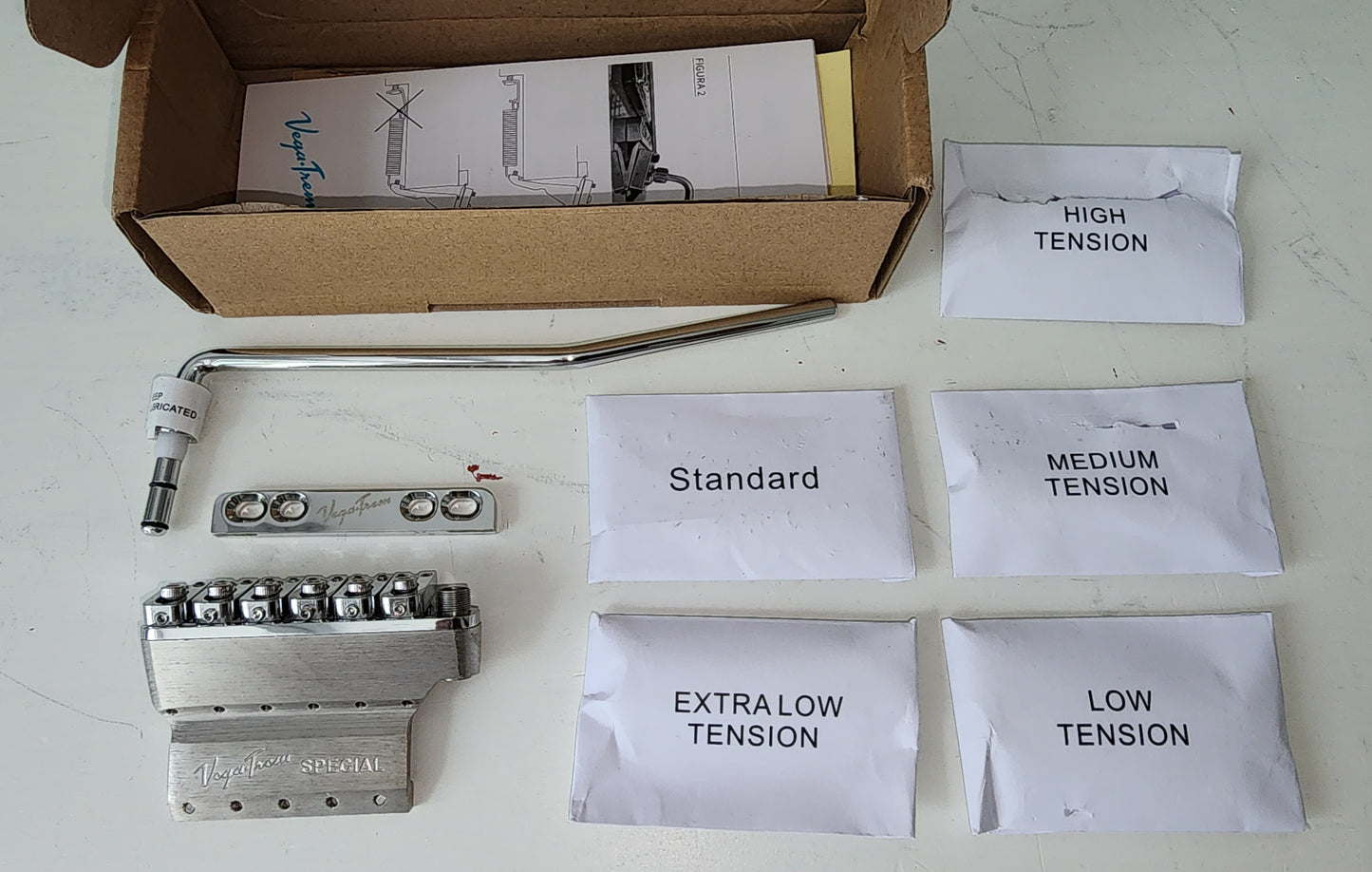 Vega Trem VT1 Special Standard Stratocaster Tremolo Bridge for Strat Glossy (Open Box)