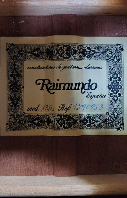 Raimundo No 136S Classical Guitar All Solid Wood Handmade in Spain