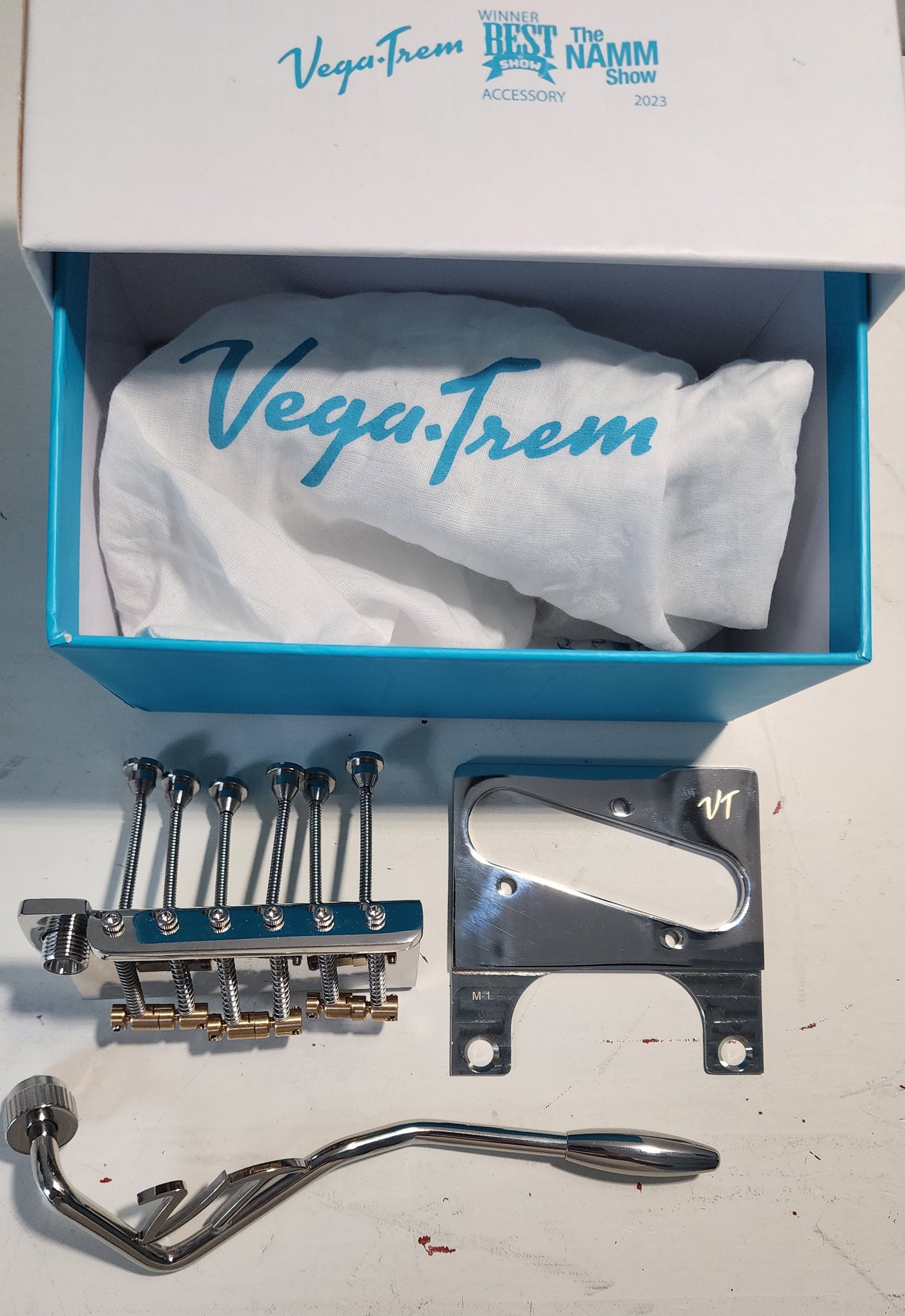 Vega-Trem VT2ND Teletrem Classic Telecaster Guitar Tremolo for TeleBridge (Open Box)