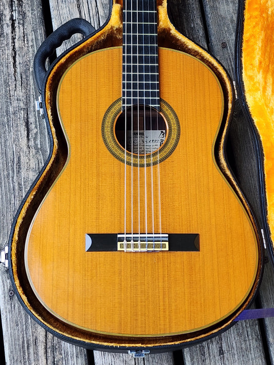 Yamaha GC-5S Concert Classical Guitar Solid Cedar Signed by Harada 1977