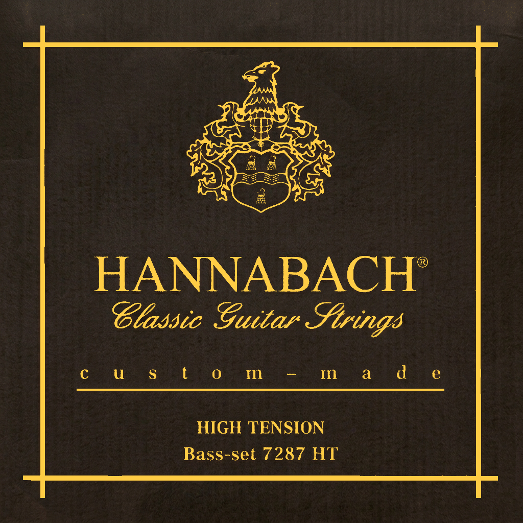 Hannabach 728 Custom Basses High Tension Bass Set Handmade Classical Guitar Strings