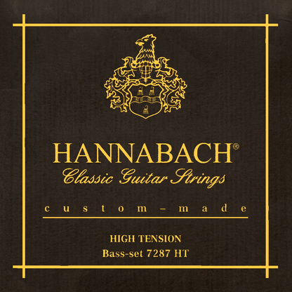 Hannabach 728 Custom Basses High Tension Bass Set Handmade Classical Guitar Strings