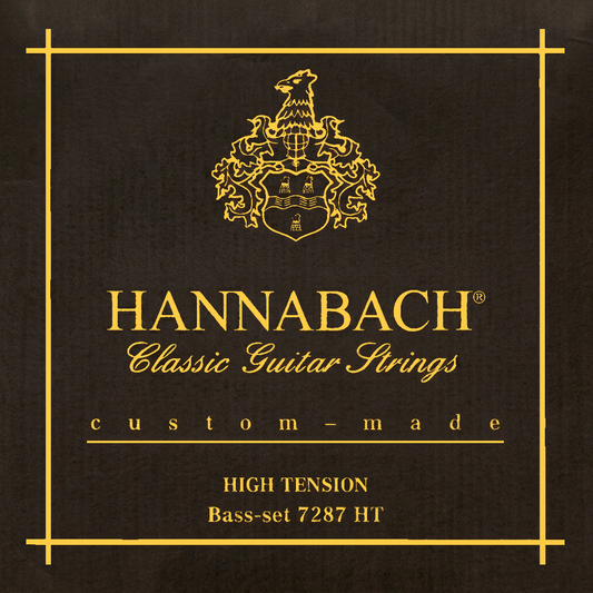 Hannabach 728 Custom Basses High Tension Bass Set Handmade Classical Guitar Strings