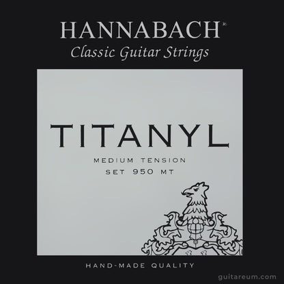 Hannabach 950 MT Titanyl Classical Guitar Strings Medium Tension