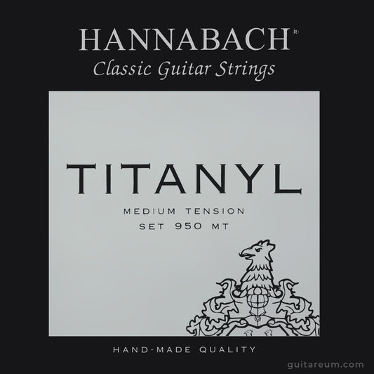 Hannabach 950 MT Titanyl Classical Guitar Strings Medium Tension
