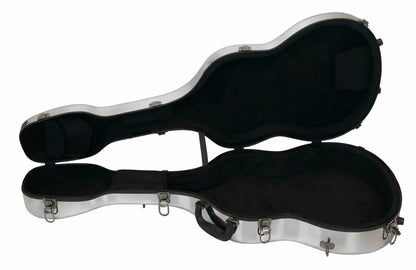 JW Eastman Fiberglass Classical Guitar Case with Backpack Straps & Hygrometer