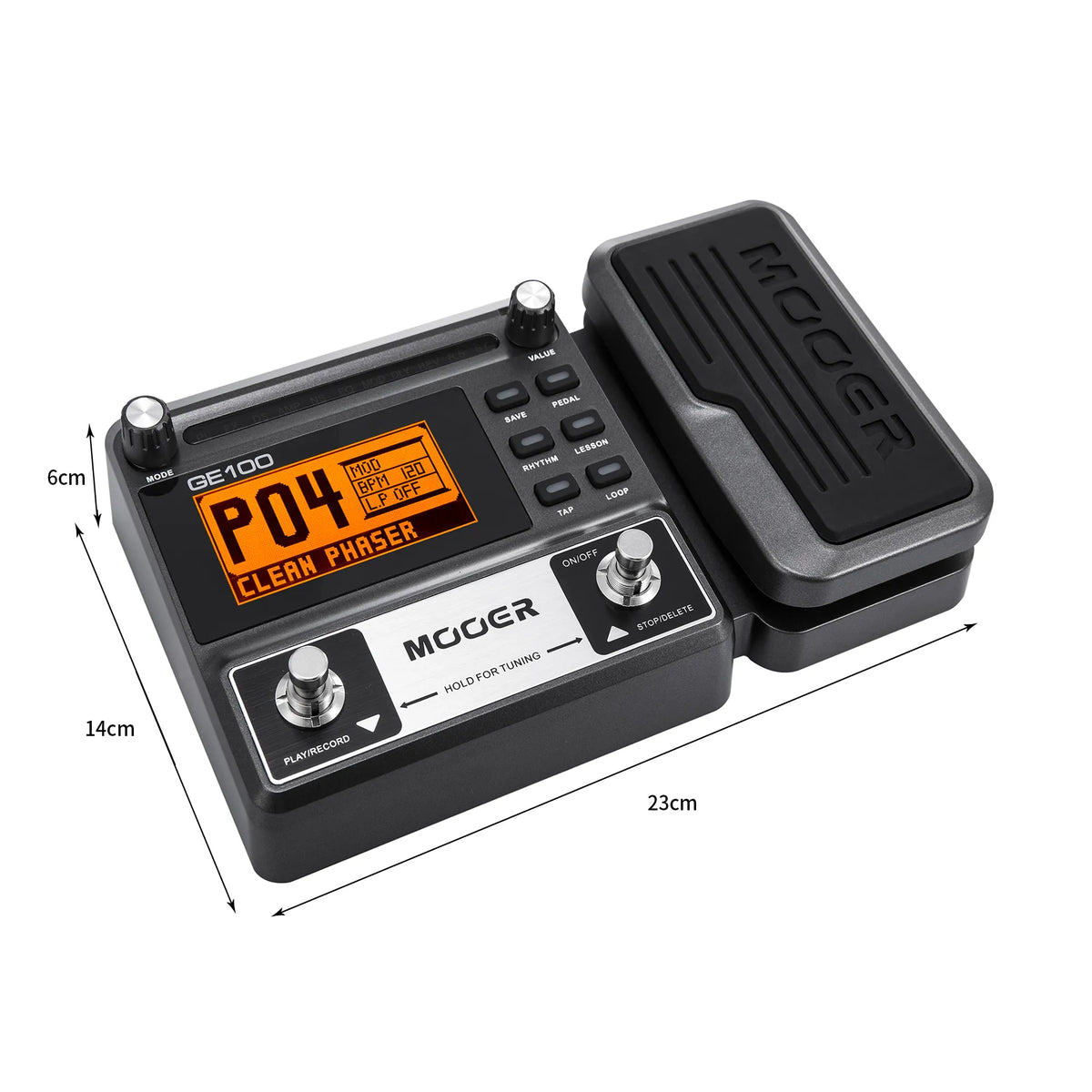 MOOER GE100 Guitar Pedal Multi-Effects Processor Effect Pedal With Looper
