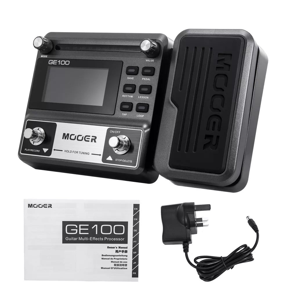MOOER GE100 Guitar Pedal Multi-Effects Processor Effect Pedal With Looper
