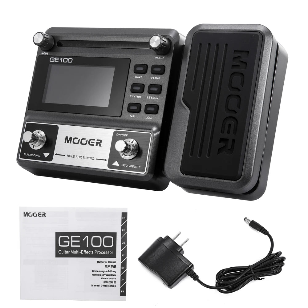 MOOER GE100 Guitar Pedal Multi-Effects Processor Effect Pedal With Looper