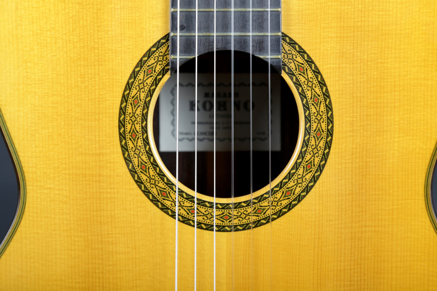 Masaru Kohno CONCERT Handmade Classical Guitar Japan 1989