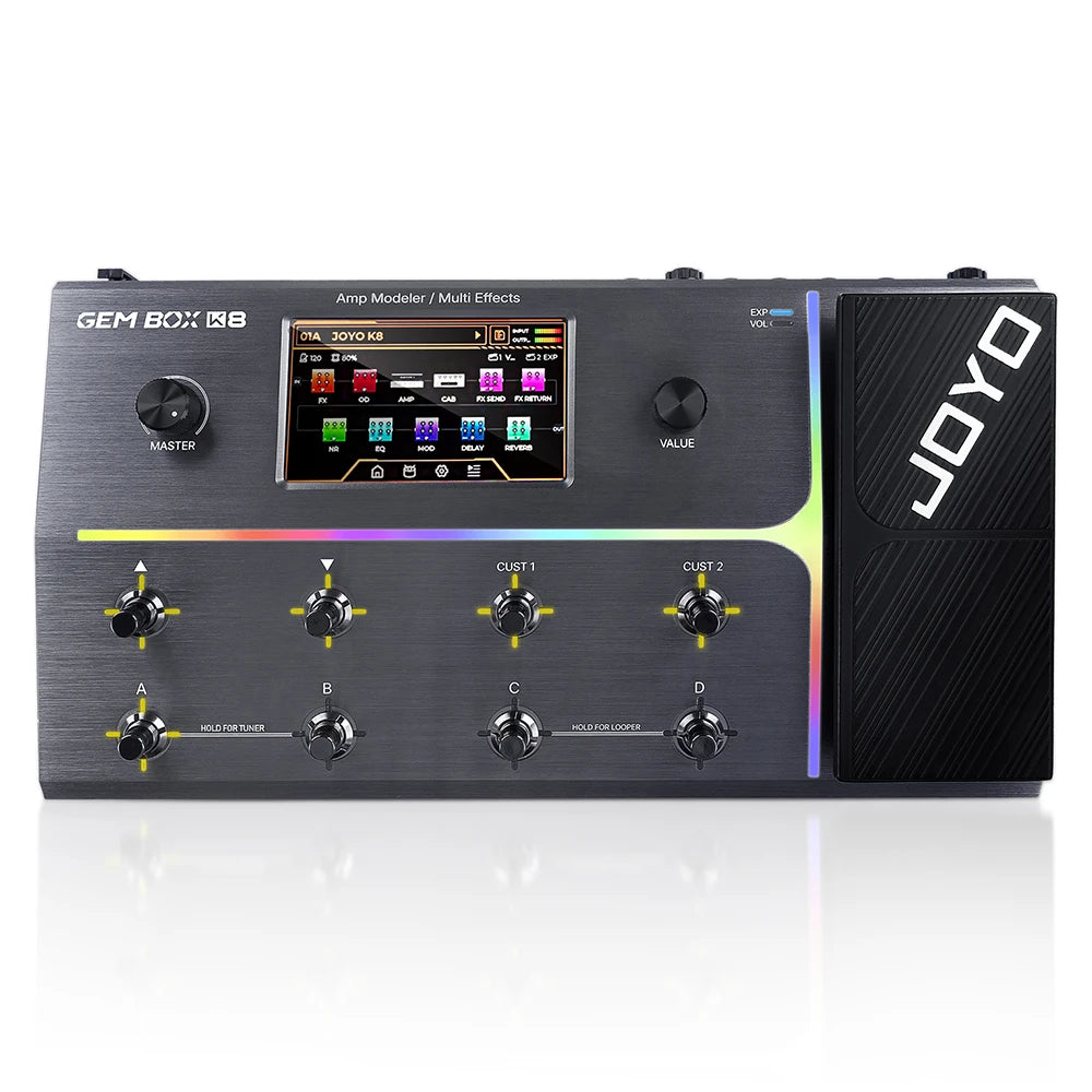 JOYO GEM BOX Series Guitar Multi-Effect Processor Built in Drum Machine IR Amp