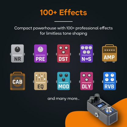 Valeton GP-5 Multi-Effects Guitar Processor and USB Audio Interface