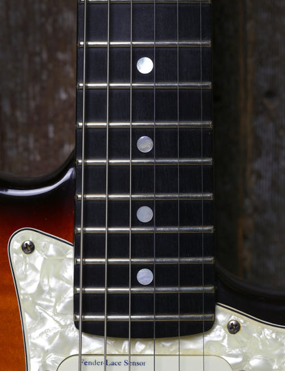Fender Strat Ultra 1996 Sunburst 50th Anniversary Stratocaster Flame Maple Top, Ebony Fretboard