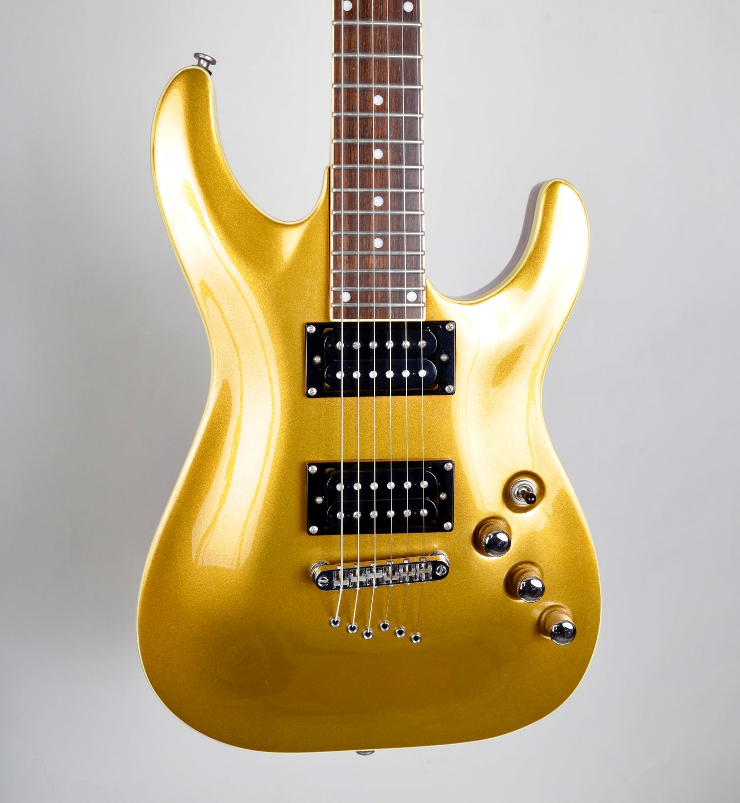Greco Wild Scamper Electric Guitar - Carved Gold Top 24-fret Superstrat