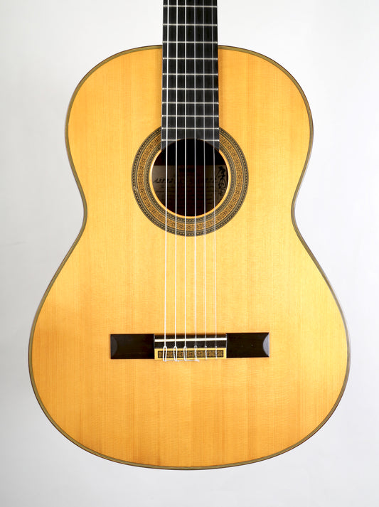 Yamaha GC-5M Concert Classical Guitar signed by Luthier, Solid Spruce, Indian Rosewood, Japan 1978