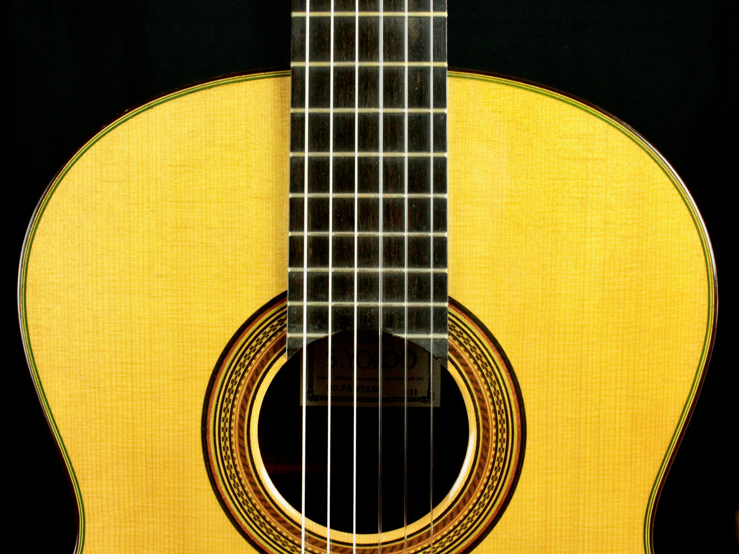 S Yokoo FANTASI Handmade Concert Classical Guitar Japan 1989