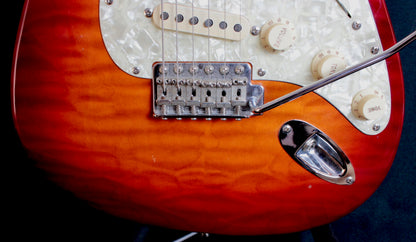 Fender Stratocaster 62 Reissue Cherry Burst Foto Flame MIJ 1995