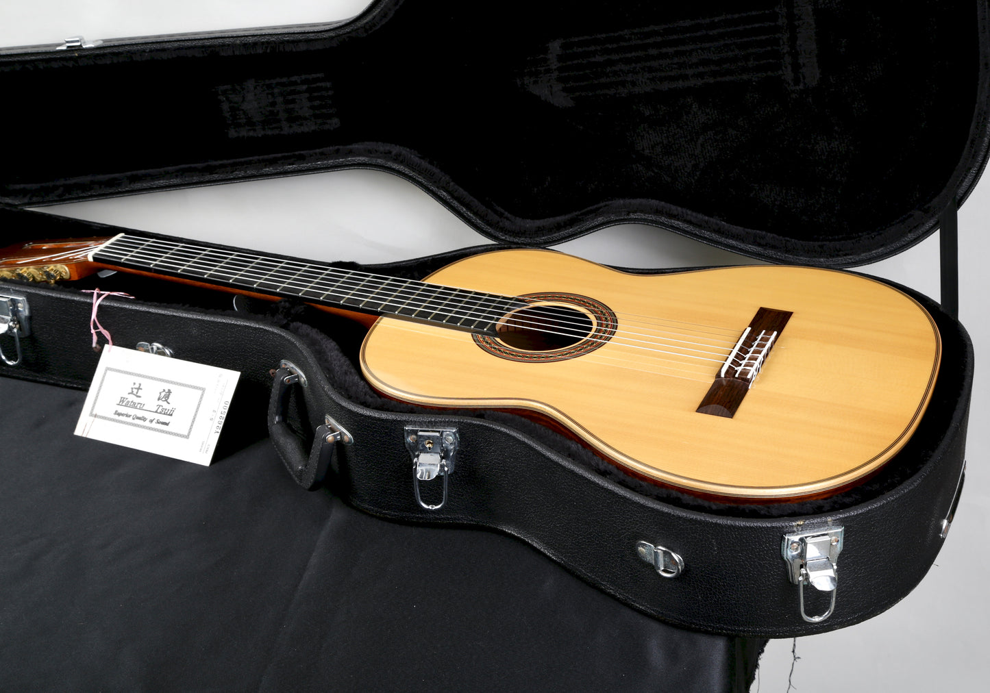 Wataru Tsuji S-2 Handmade Concert Classical Guitar 2012 Solid Spruce, IRW Signed by Tsuji