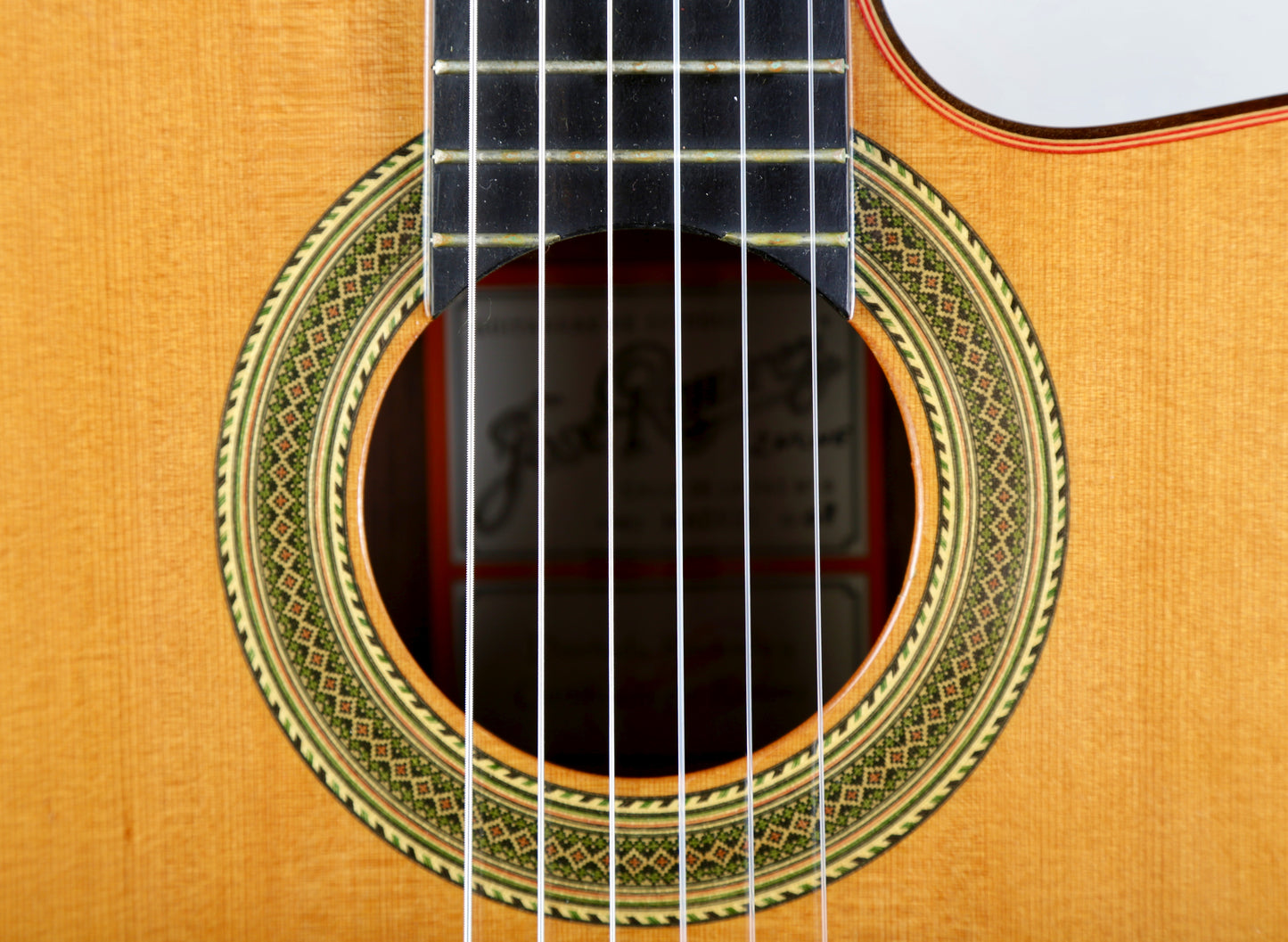 Jose Ramirez 2N-CWE Cutaway Nylon String Acoustic Electric Guitar Handmade in Spain 2008, Solid Cedar, IRW