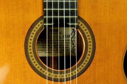 Yamaha GC-7S Concert Classical Guitar 1976 Signed by Harada, Solid Cedar, IRW