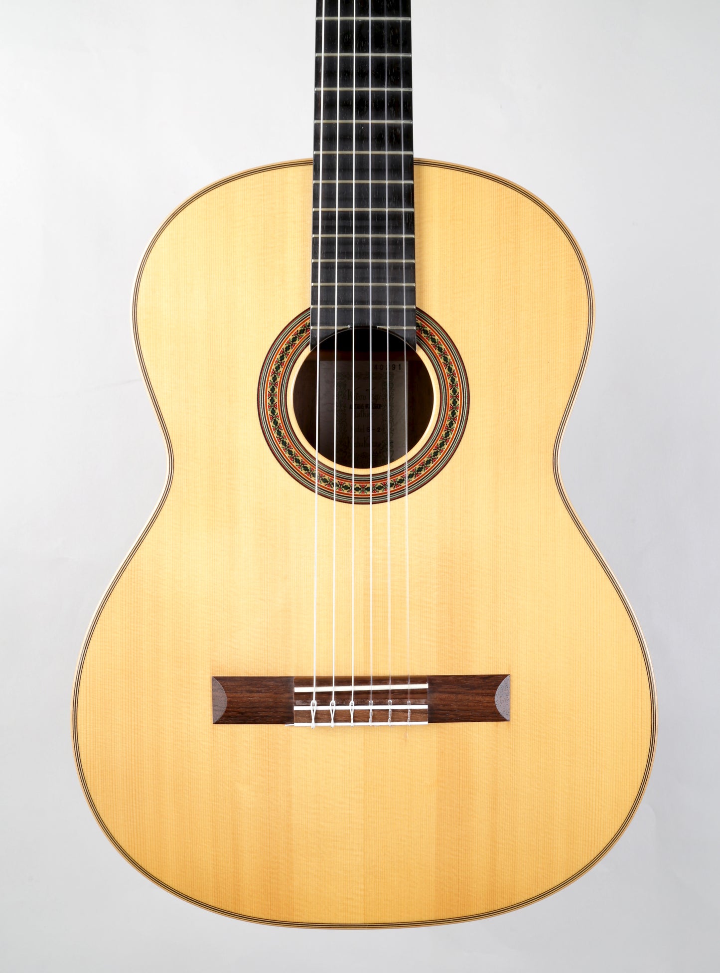 Wataru Tsuji S-2 Handmade Concert Classical Guitar 2012 Solid Spruce, IRW Signed by Tsuji