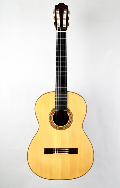 Wataru Tsuji S-2 630mm Handmade Concert Classical Guitar 2010 Solid Spruce, Solid IRW Signed by Tsuji