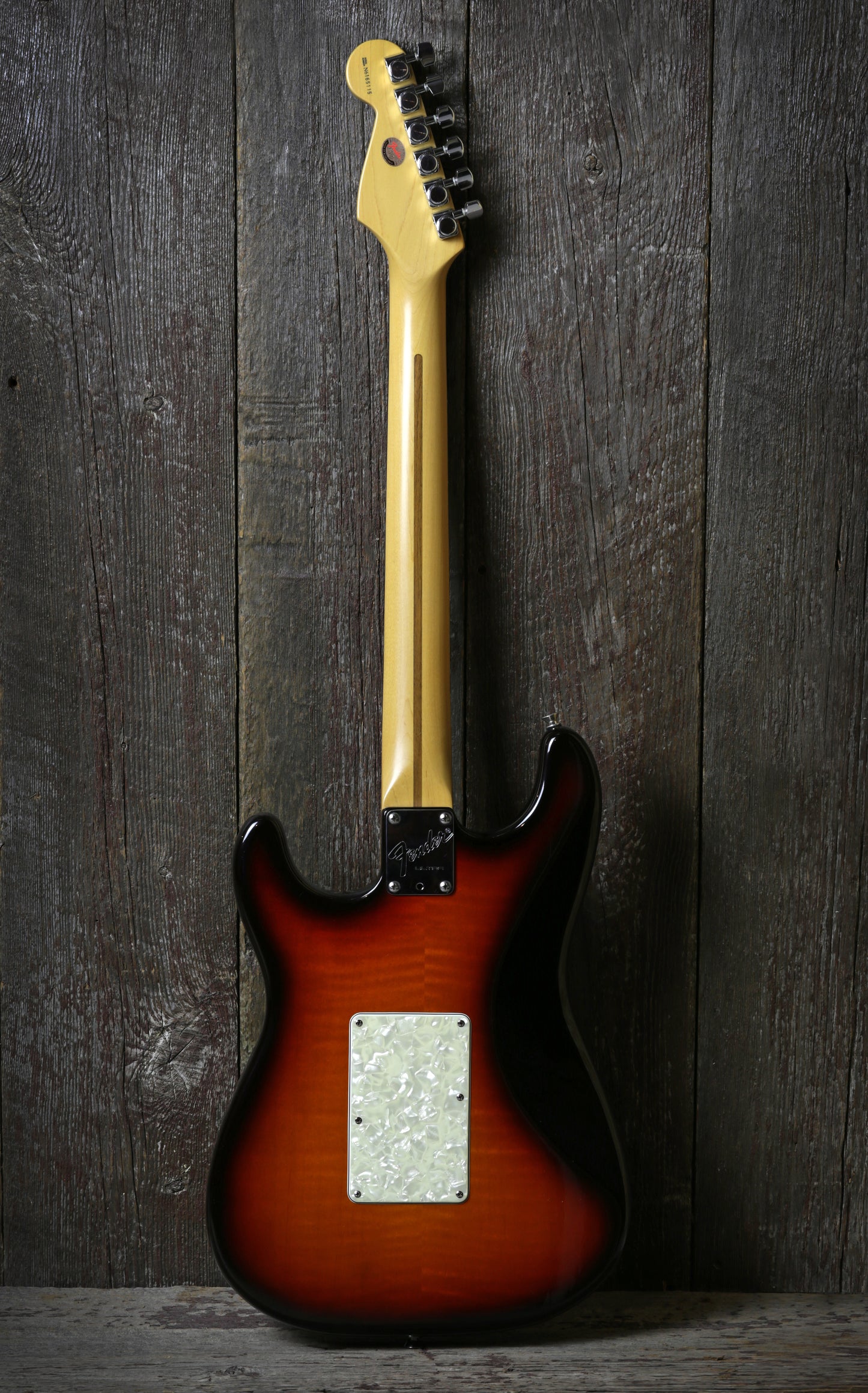 Fender Strat Ultra 1996 Sunburst 50th Anniversary Stratocaster Flame Maple Top, Ebony Fretboard