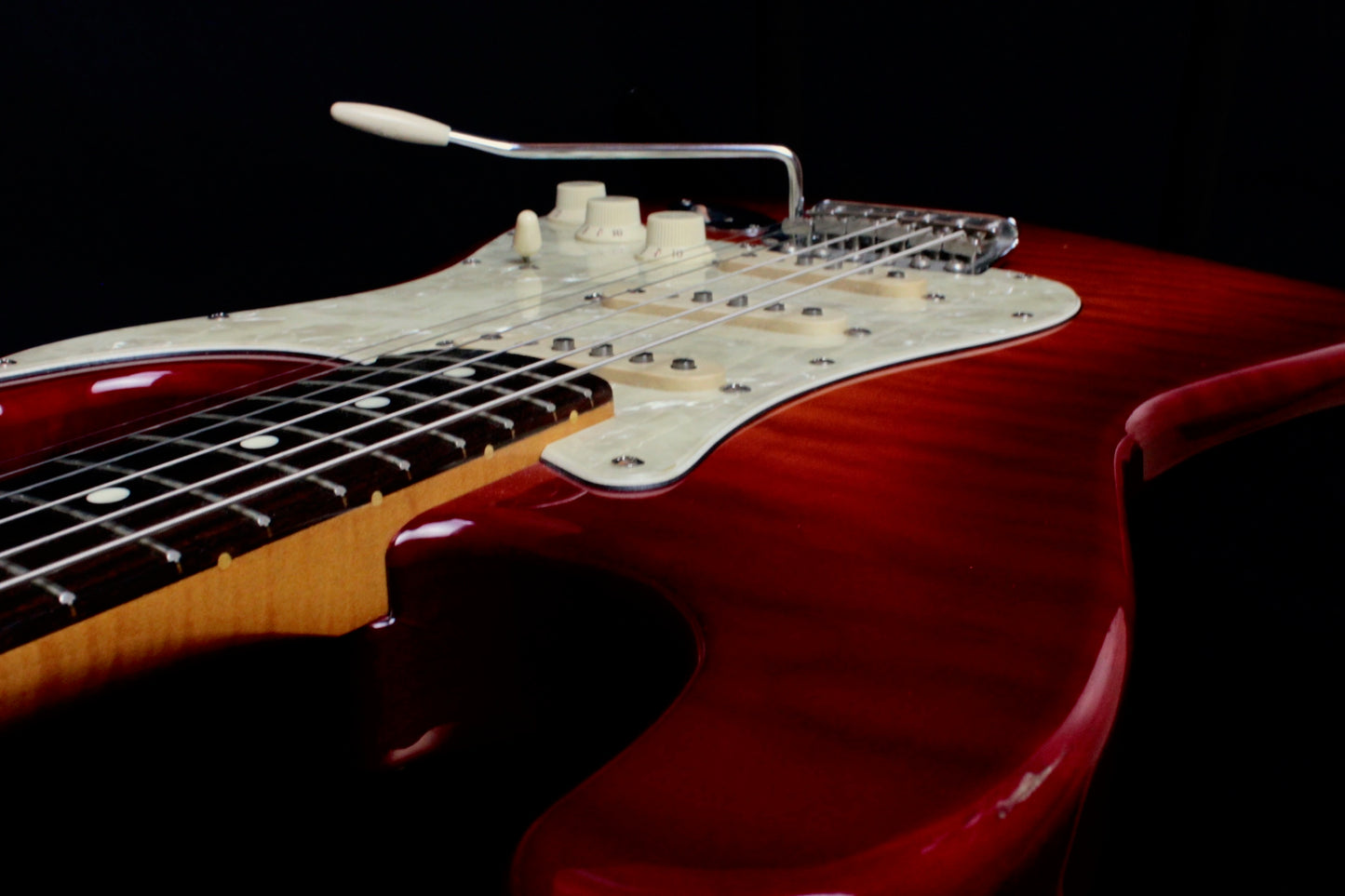 Fender Stratocaster 62 Reissue Cherry Burst Foto Flame MIJ 1995