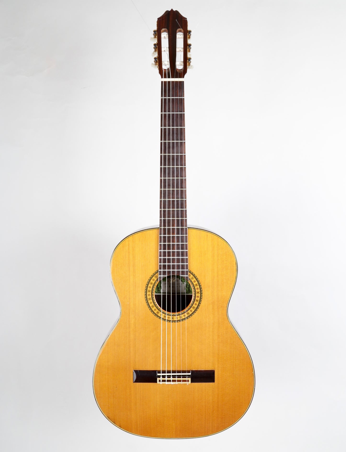 Aria AC-30 Concert Classical Guitar Solid Cedar, IRW Back and Sides Japan 1970s