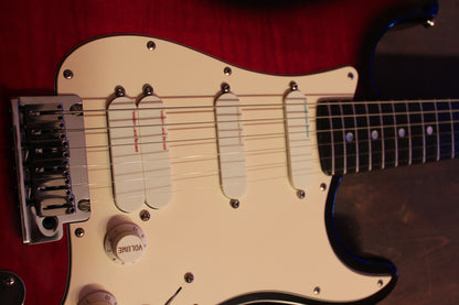 Fender Strat Plus Ultra Crimson Frost AAA Flame Maple Top 1990