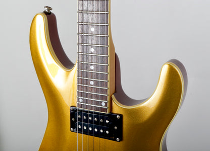 Greco Wild Scamper Electric Guitar - Carved Gold Top 24-fret Superstrat