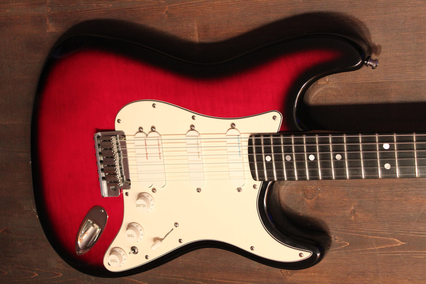 Fender Strat Plus Ultra Crimson Frost AAA Flame Maple Top 1990