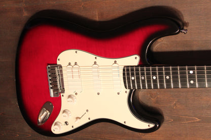 Fender Strat Plus Ultra Crimson Frost AAA Flame Maple Top 1990
