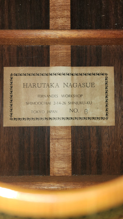 Harutaka Nagasue Handmade Concert Classical Guitar 1980s Japan
