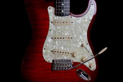 Fender Stratocaster 62 Reissue Cherry Burst Foto Flame MIJ 1995
