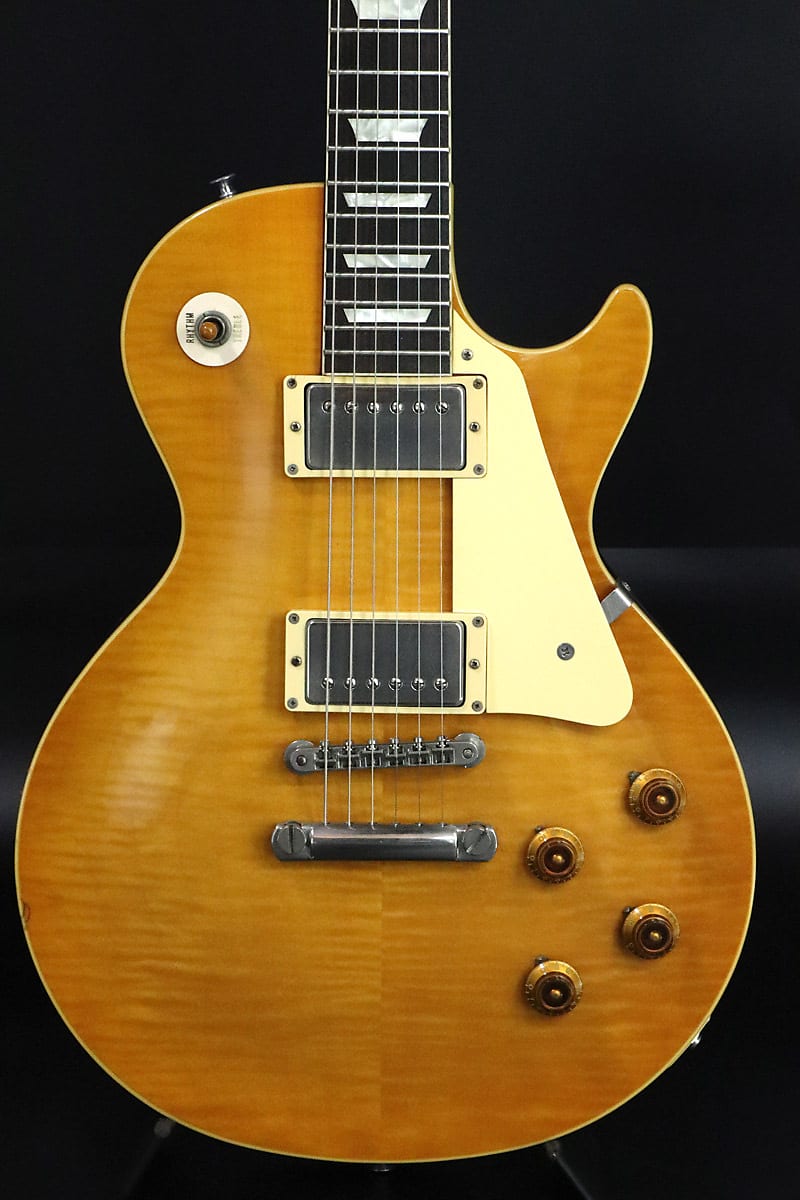 Greco EG-550 LP Lemon Drop 1990 Flame Maple Top