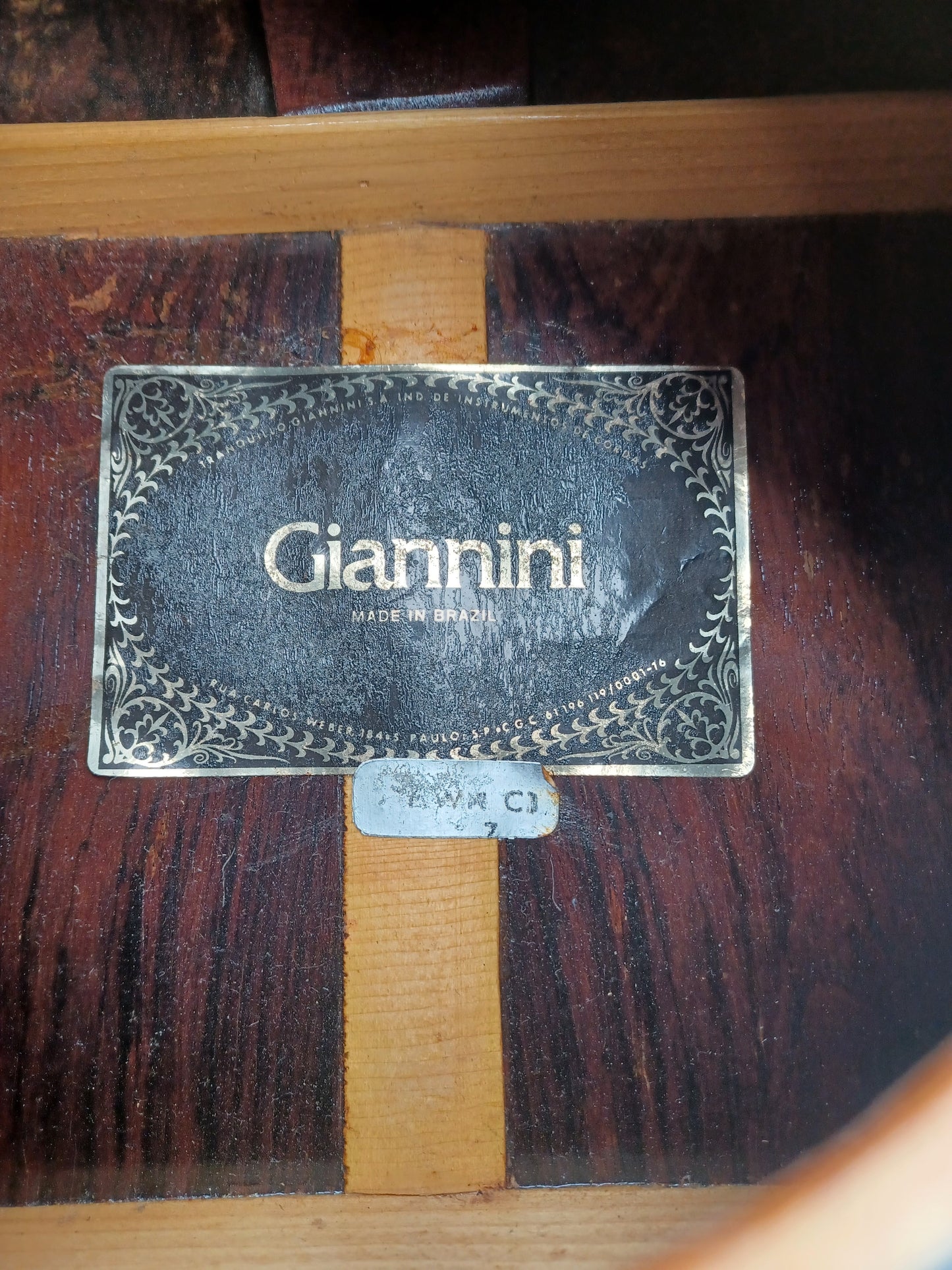 Giannini AWN C1 Classical Guitar Spruce Top, BRW Back and Sides, Brazil 1970s (642 mm Scale)