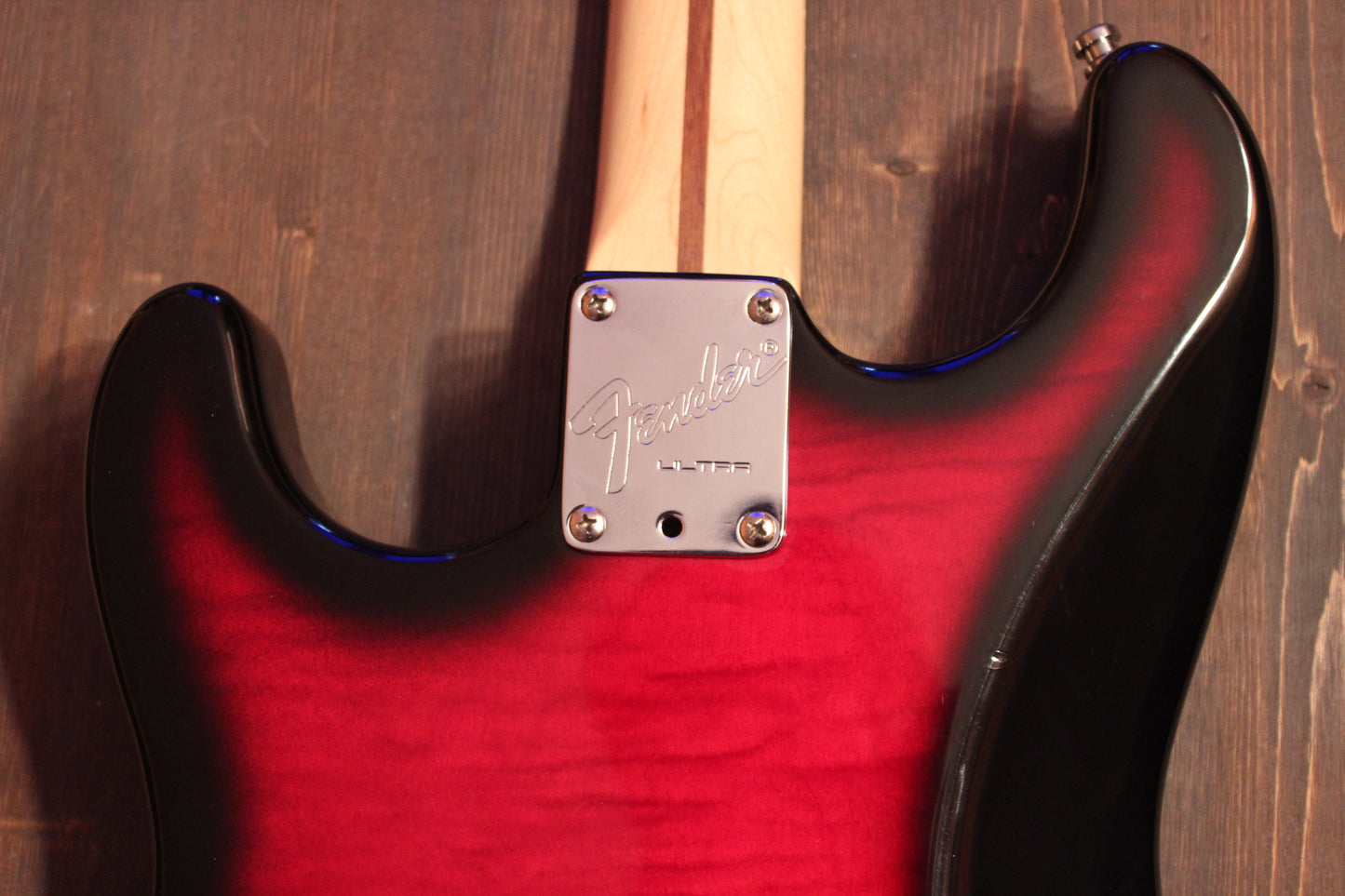 Fender Strat Plus Ultra Crimson Frost AAA Flame Maple Top 1990