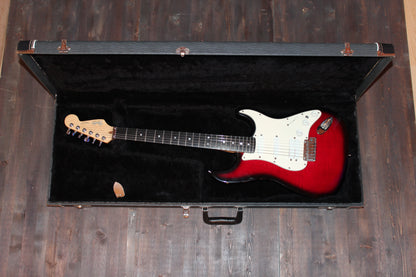 Fender Strat Plus Ultra Crimson Frost AAA Flame Maple Top 1990