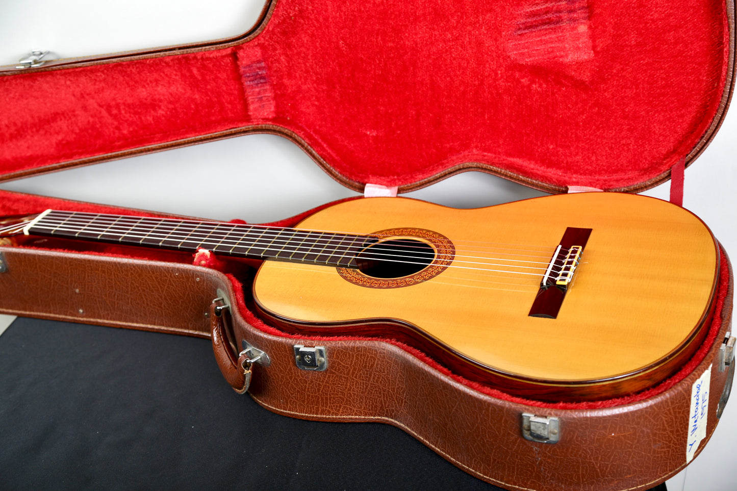Yukihiro Watanabe No. 15 Handmade Concert Classical Guitar Japan 1975 Solid Spruce, Solid BRW
