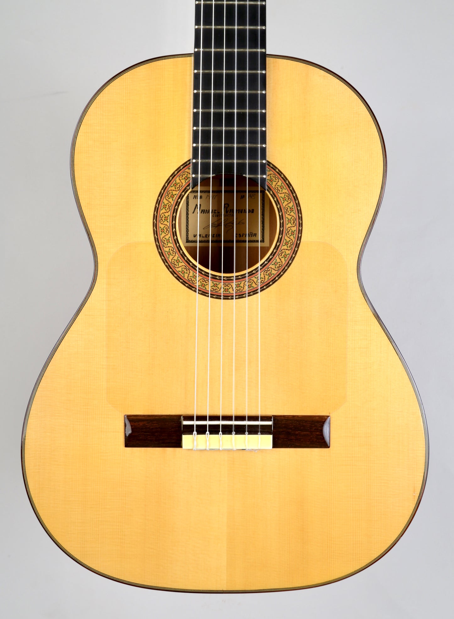 Manuel Raimundo No 145 Flamenco Blanca Guitar 1997 All Solid Wood Handmade in Spain