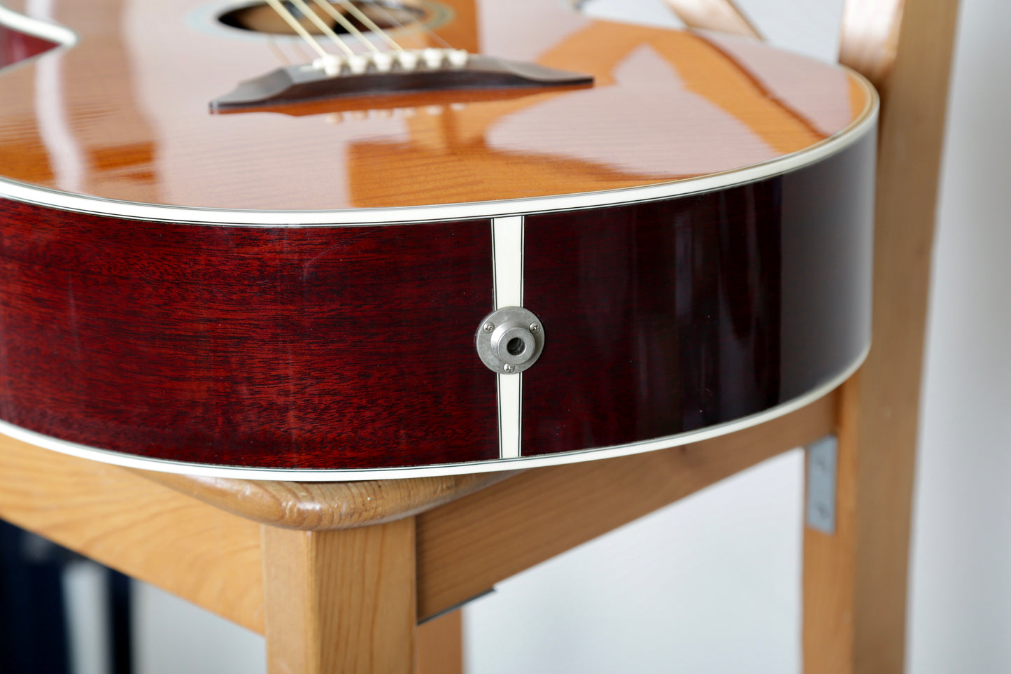 Takamine PT-108 Solid Flamed Sycamore OOO Acoustic-Electric Guitar, Japan 2000s