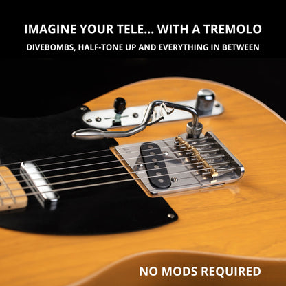 Vega-Trem VT2ND Teletrem Modern Telecaster Guitar Tremolo Bridge (Open Box)