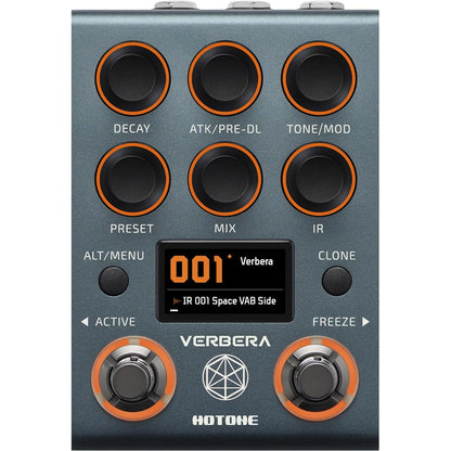 Hotone Verbera NC-200 Convolution Reverb Guitar Effects Processor (Power Supply Included)